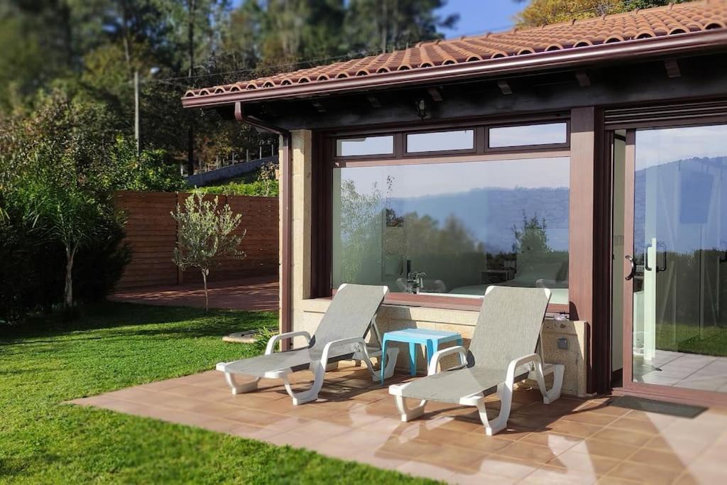 Casa Nueva De Vigo Rural Mos Con Jacuzzi Y Chimenea Para Escapada Romantica Eksteriør billede