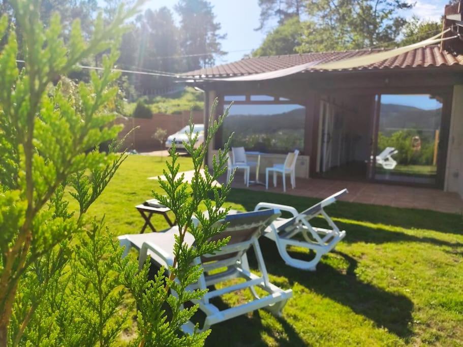 Casa Nueva De Vigo Rural Mos Con Jacuzzi Y Chimenea Para Escapada Romantica Eksteriør billede