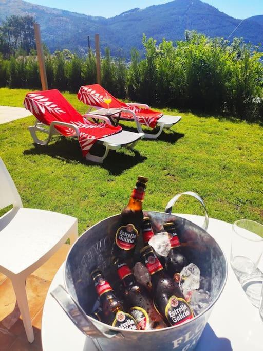 Casa Nueva De Vigo Rural Mos Con Jacuzzi Y Chimenea Para Escapada Romantica Eksteriør billede