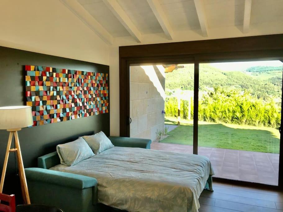 Casa Nueva De Vigo Rural Mos Con Jacuzzi Y Chimenea Para Escapada Romantica Eksteriør billede