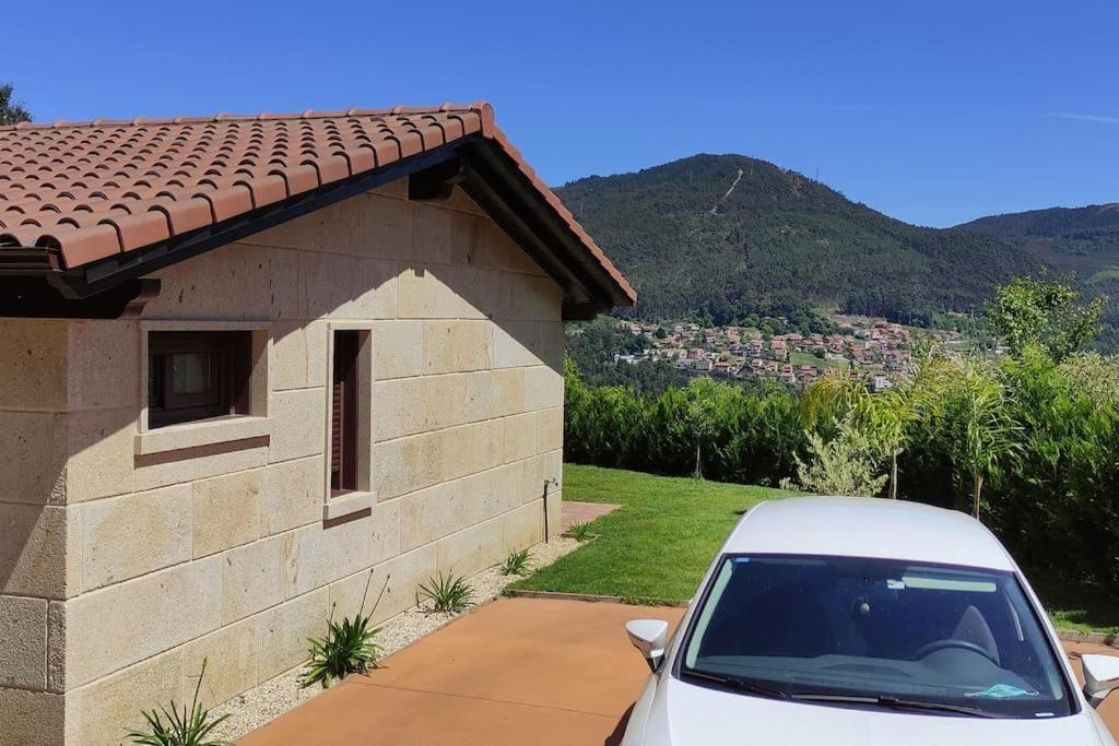 Casa Nueva De Vigo Rural Mos Con Jacuzzi Y Chimenea Para Escapada Romantica Eksteriør billede