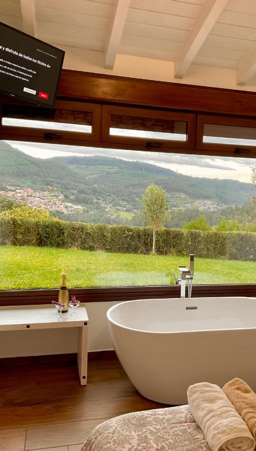 Casa Nueva De Vigo Rural Mos Con Jacuzzi Y Chimenea Para Escapada Romantica Eksteriør billede